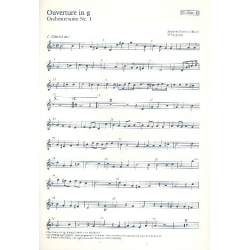 Ouverture g-Moll : Orchestersuite -Johann Bernhard Bach