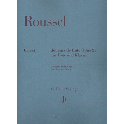 Joueurs de flûte op.27 : für Flöte und Klavier -Albert Roussel