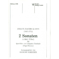 2 Sonaten (e-Moll / F-Dur ) : für -Johann Joachim Quantz
