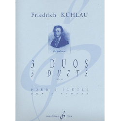 3 Duos op.80 : für 2 Flöten -Friedrich Daniel Rudolph Kuhlau