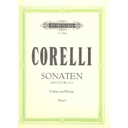 Sonaten op.5 Band 1 (Nr.1,4,8) : -Arcangelo Corelli
