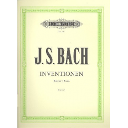 Zwei- und dreistimmige Inventionen -Johann Sebastian Bach / Arr.Carl Czerny