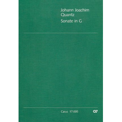 Sonate G-Dur QV1:110 : -Johann Joachim Quantz