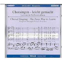 Requiem KV626 : CD Chorstimme Tenor -Wolfgang Amadeus Mozart