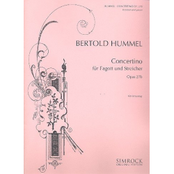 Concertino op.27b für Fagott und -Bertold Hummel