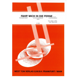 Fahr mich in die Ferne - Einzelausgabe Klavier (PVG) -Jakob Pfeil