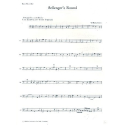 Sellenger's Round : für 4 Blockflöten (SATB) -William Byrd
