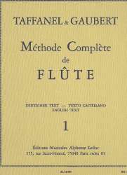 Methode complete de flute vol. 1 -Paul Taffanel / Arr.Philippe Gaubert
