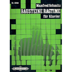 Bausteine Ragtime : für Klavier -Manfred Schmitz