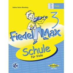 Fiedel-Max  für Viola - Schule, Band 3 -Andrea Holzer-Rhomberg