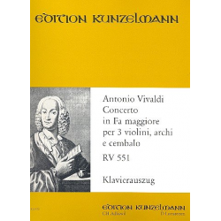 Konzert F-Dur PV278 : für 3 Violinen -Antonio Vivaldi
