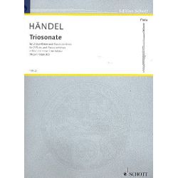 Triosonate e-Moll : für 2 Flöten und Bc -Georg Friedrich Händel (George Frederic Handel)