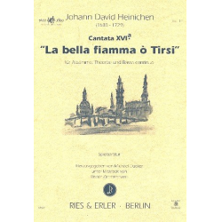La bella fiamma ò Tirsi : für Alt, Theorbe -Johann David Heinichen