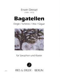 Bagatellen für Alt-Saxophon und Klavier -Erwin Dressel