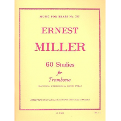 60 Studies : for trombone -Ernest R. Miller