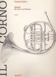 Ballade : für Horn in F und Klavier -Friedrich Zehm