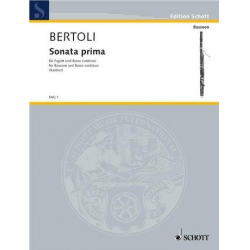 Sonata prima : für Fagott und -Giovanni Antonio Bertoli