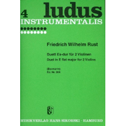 Duett Es-Dur : für 2 Violinen -Friedrich Wilhelm Rust