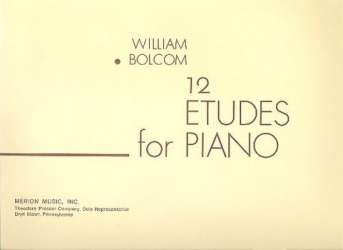 12 etudes : for piano -William Bolcom