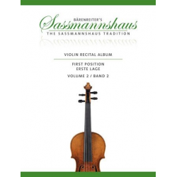 SasSM annshaus Violin Recital Album Band 2 :