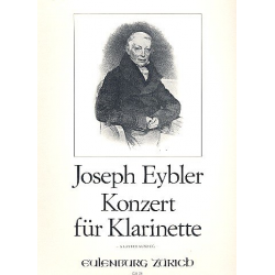 Konzert B-Dur für Klarinette und Orchester (Klavierauszug) -Joseph von Eybler / Arr.Alexander Weinmann