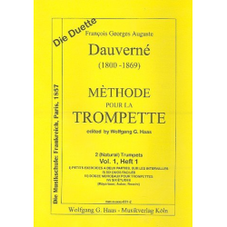 Methode pour la trompette vol.1 : -Francois Georges Auguste Dauverne