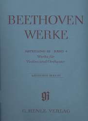 Beethoven Werke Abteilung 3 Band 4 : -Ludwig van Beethoven
