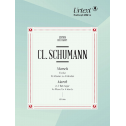 Marsch Es-Dur : für Klavier zu 4 Händen -Clara Schumann
