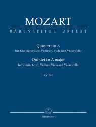Quintett A-Dur KV581 : für -Wolfgang Amadeus Mozart