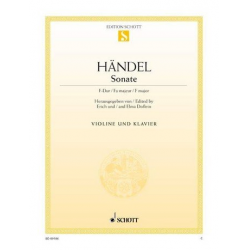 Sonate F-Dur : für Violine und -Georg Friedrich Händel (George Frederic Handel)
