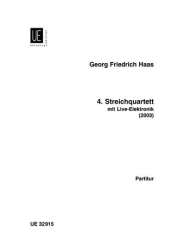 Streichquartett Nr.4 : für Streichquartett -Georg Friedrich Haas