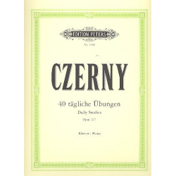 40 tägliche Übungen op.337 : -Carl Czerny