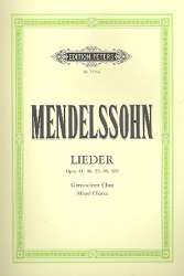 28 Lieder op.41, 48, 59, 88, 100 : -Felix Mendelssohn-Bartholdy