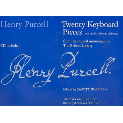 Twenty Keyboard Pieces Book & CD -Henry Purcell