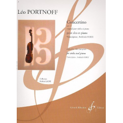 Concertino op.13 pour violon et piano : -Leo Portnoff