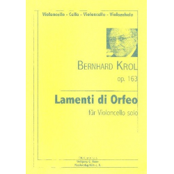Lamenti di Orfeo op.163 : für - Bernhard Krol