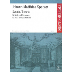 Sonate D-Dur : für Viola -Johann Mathias Sperger