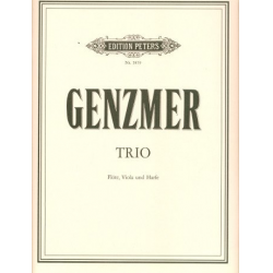 Trio : für Flöte, Viola und Harfe -Harald Genzmer