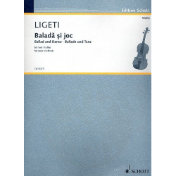Ballade und Tanz : für 2 Violinen -György Ligeti