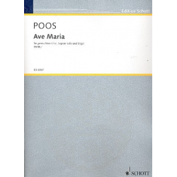 Ave Maria : für Sopran, gem Chor -Heinrich Poos
