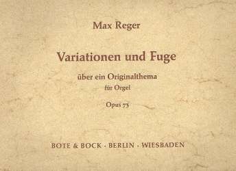 Variationen und Fuge über ein -Max Reger