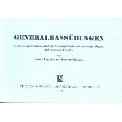 Generalbassübungen - Heinrich Lemacher