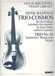 Cosmos Trio Nr.11 : für 3 Violinen -Henk Badings