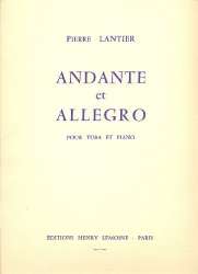 Andante et allegro : for tuba and piano -Pierre Lantier