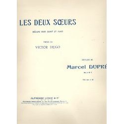 Les 2 soeurs op.6,4 : pour chant et piano -Marcel Dupré