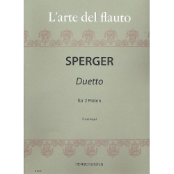 Duetto : für 2 Flöten -Johann Mathias Sperger