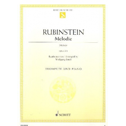 Melodie in F op.3,1 : für Trompete und Klavier -Anton Rubinstein / Arr.Wolfgang Birtel