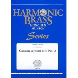 Canzon septimi toni Nr.2 : für 2 Trompeten, -Giovanni Battista Pergolesi