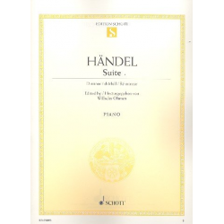Suite d-Moll HWV437 : für Klavier -Georg Friedrich Händel (George Frederic Handel)