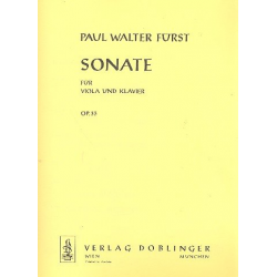 Sonate op. 33 -Paul Walter Fürst